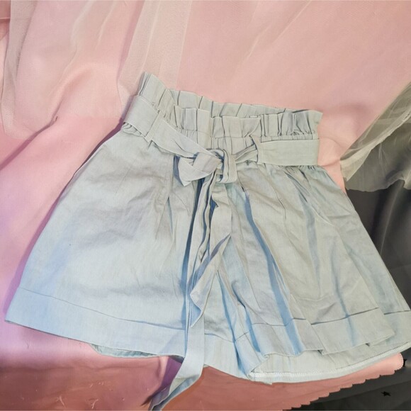 Ank Rouge Blue Shorts Women's Small Boho Party Casual Summer Japan Import Kawaii - Picture 7 of 13